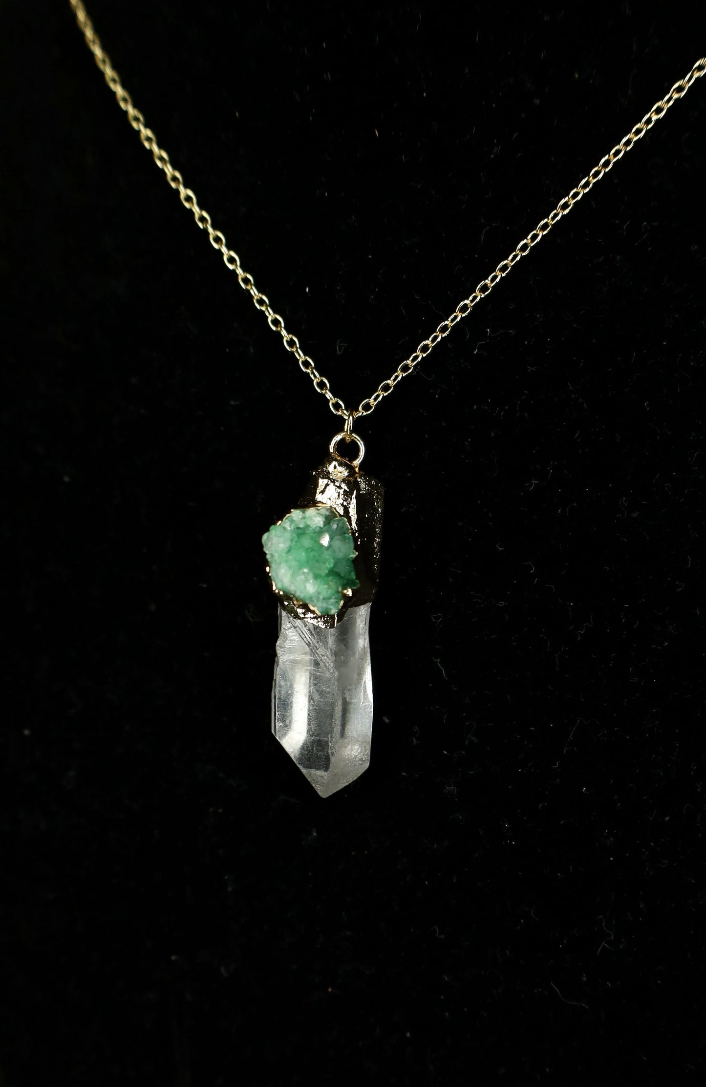 Gilded Cyan necklace