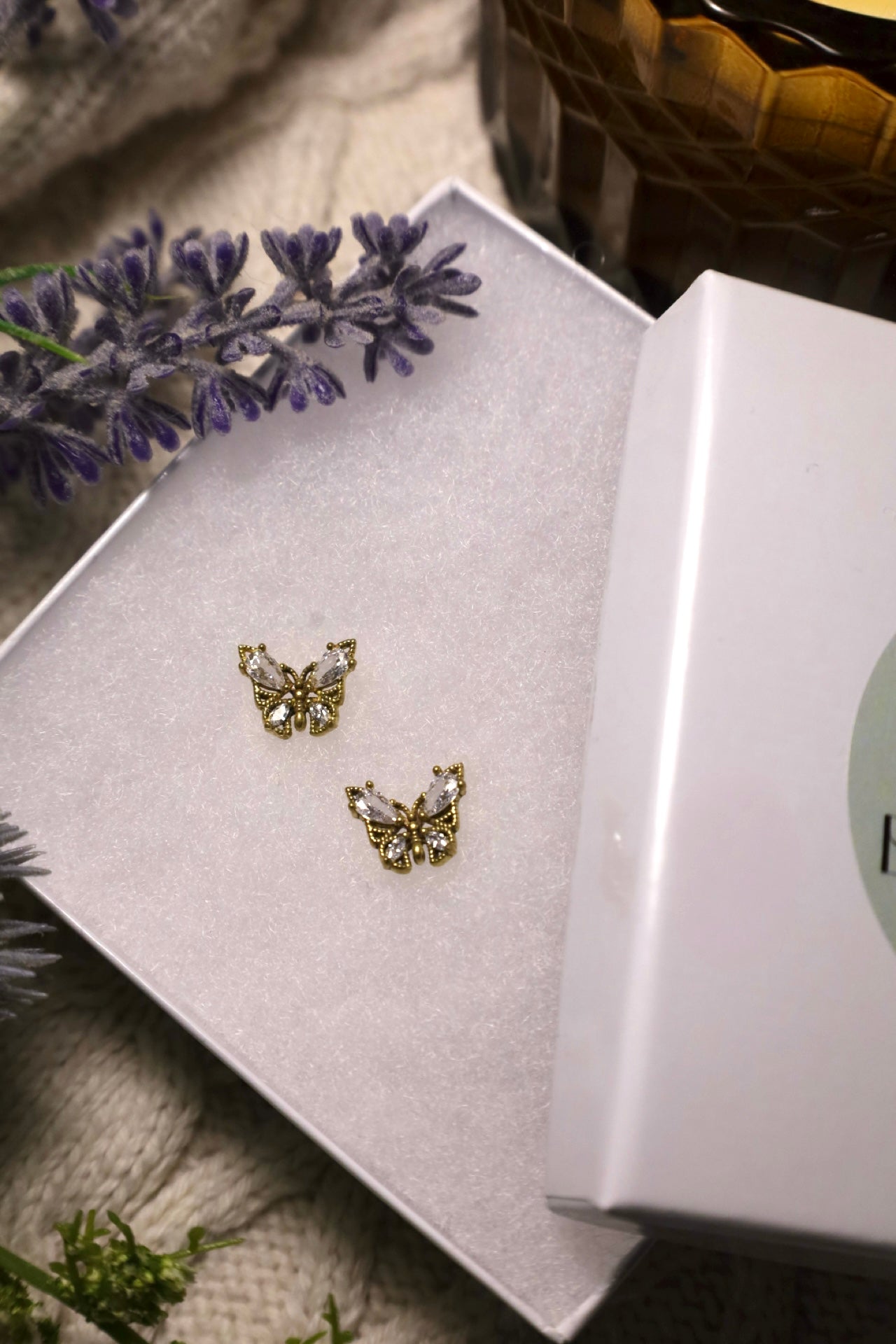 Brilliant Butterfly earrings
