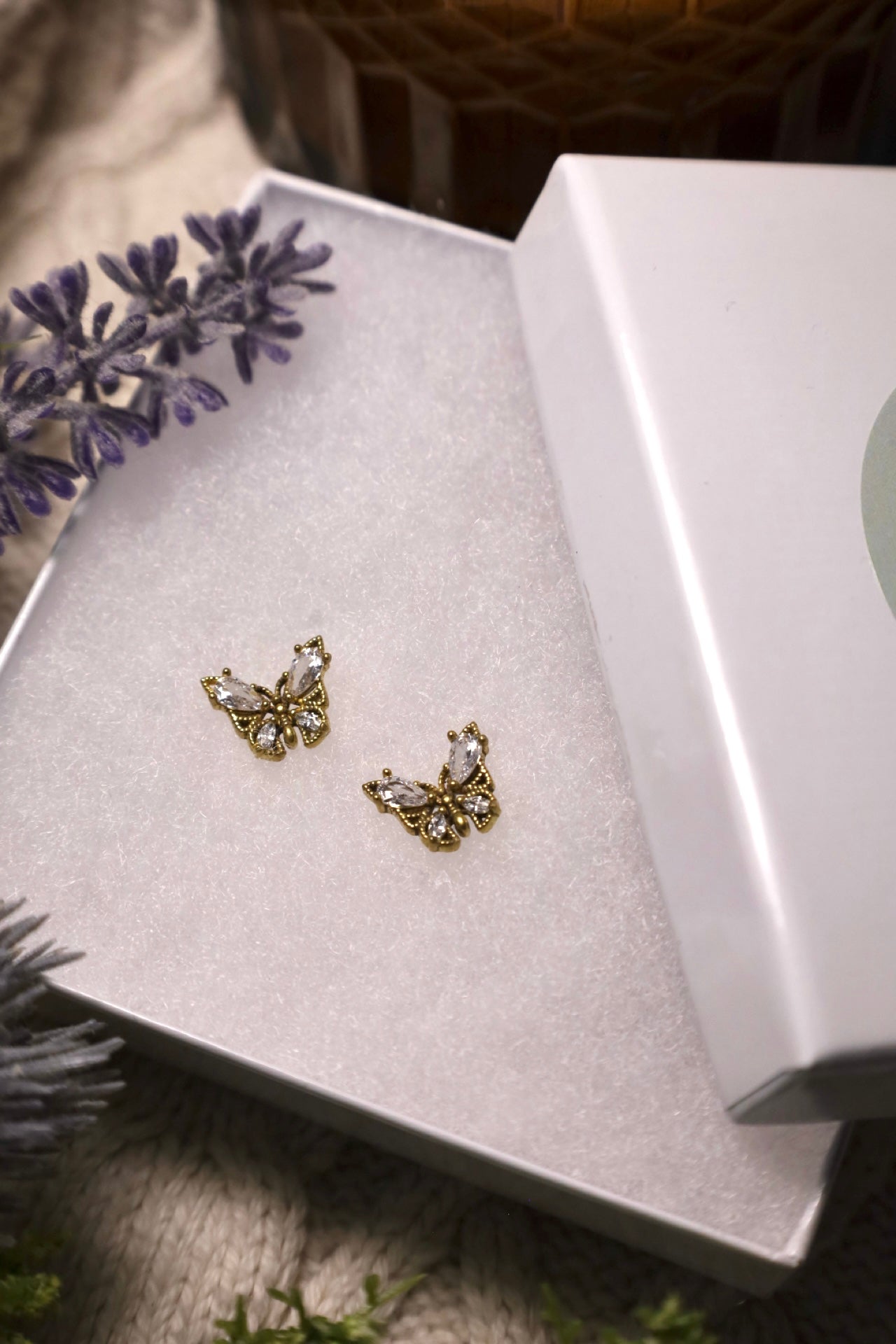 Brilliant Butterfly earrings