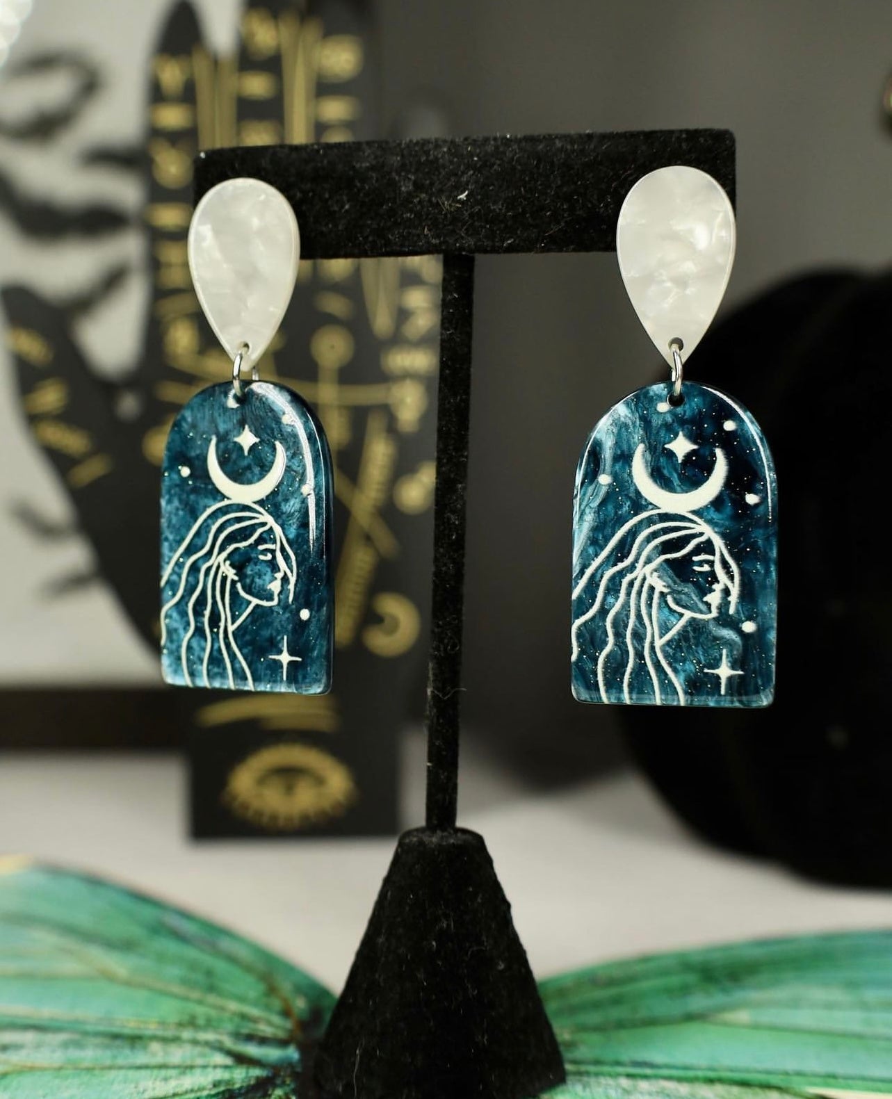 Moon Goddess earrings