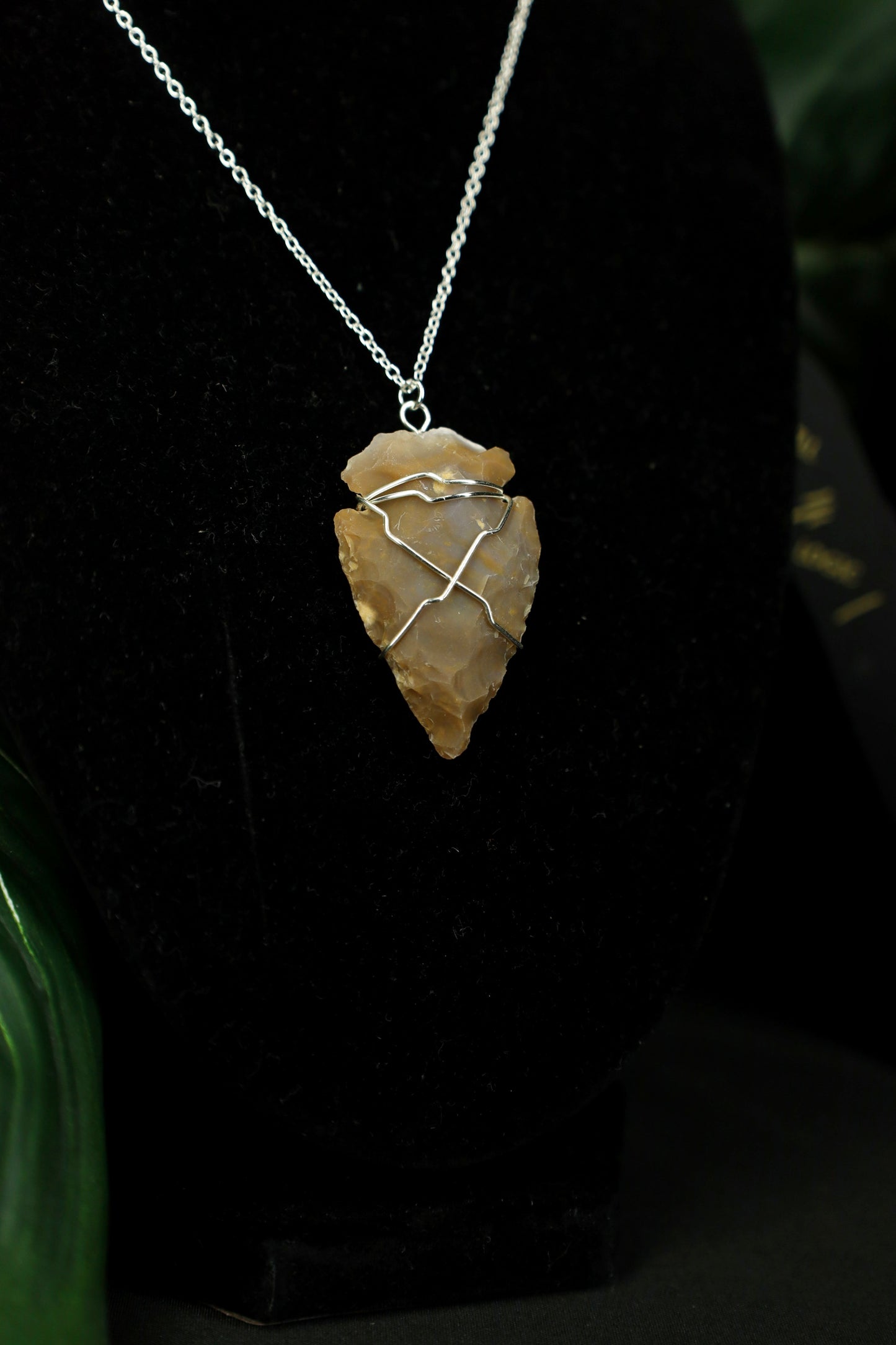 Jasper Arrowhead necklace