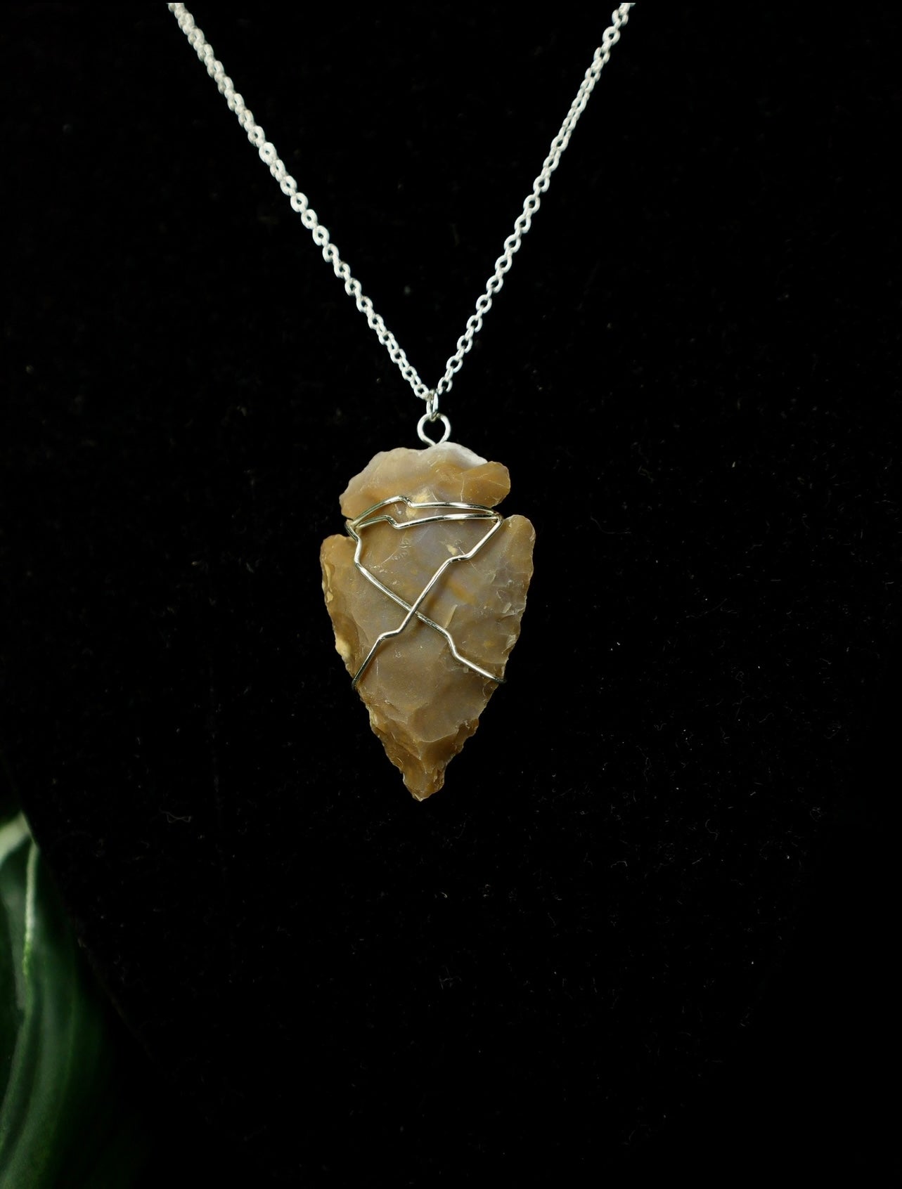 Jasper Arrowhead necklace