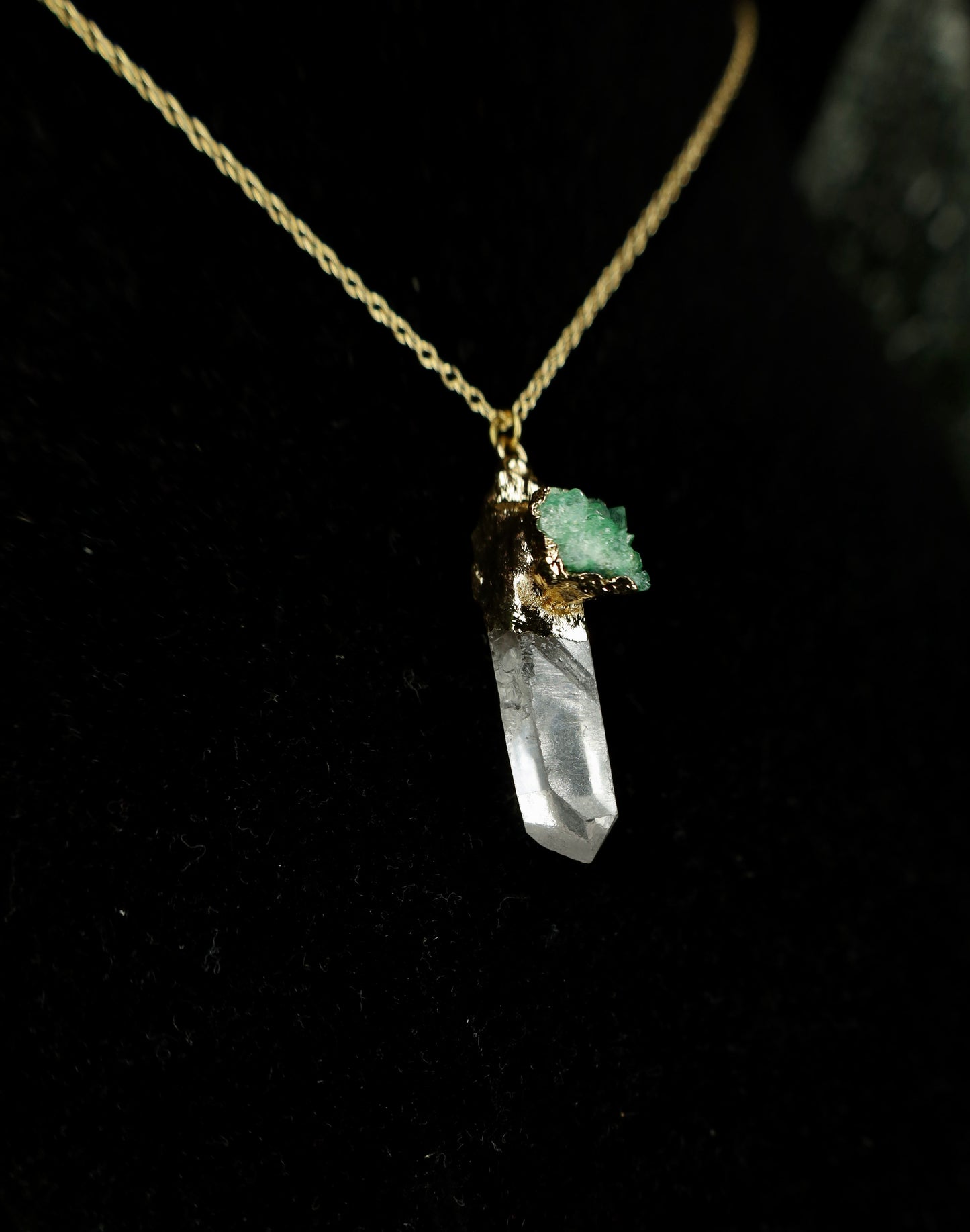 Gilded Cyan necklace