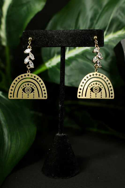 Diamond Rainbow earrings