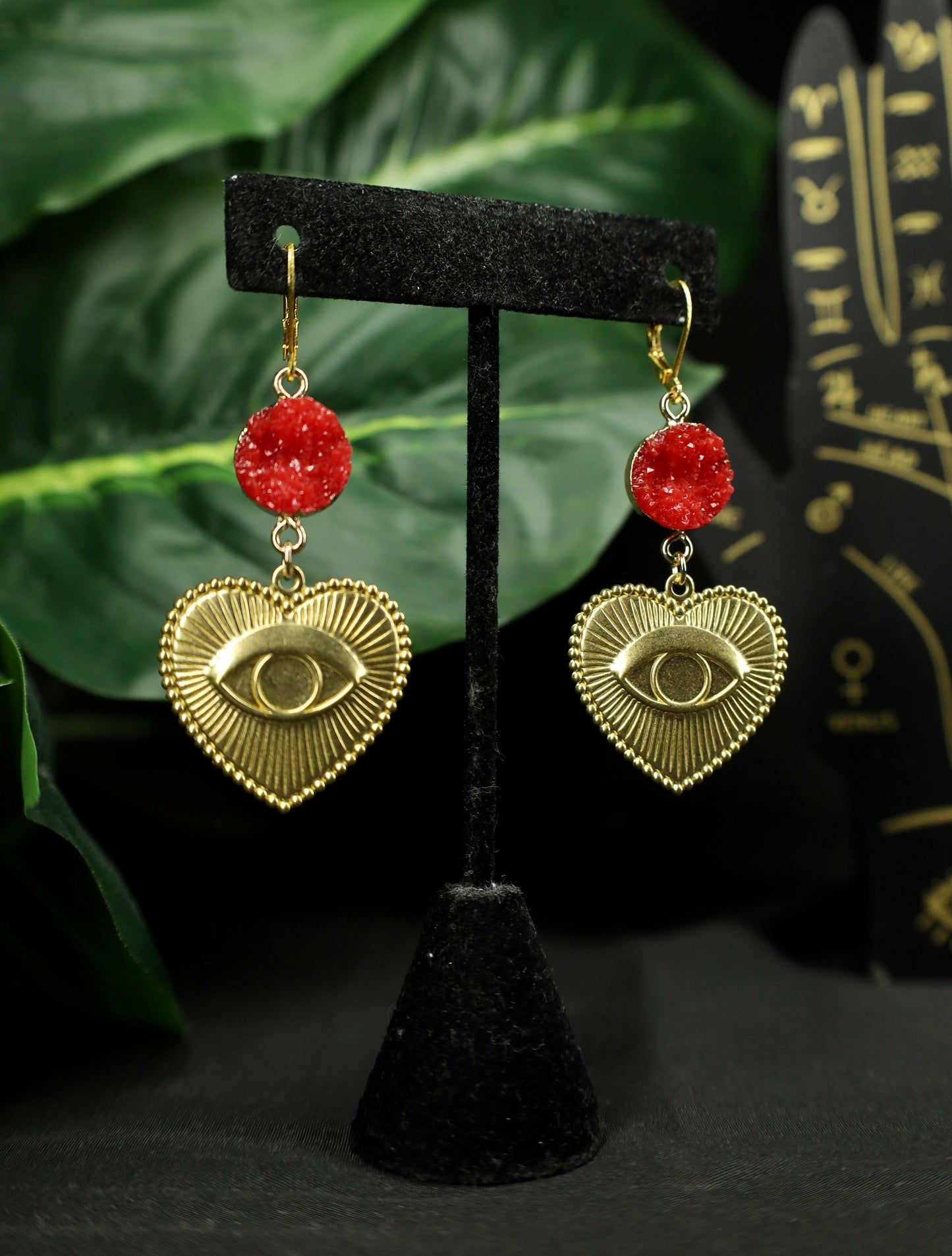 Queen of Hearts earrings