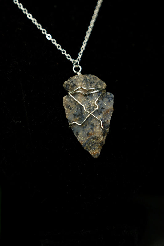 Jasper Arrowhead necklace