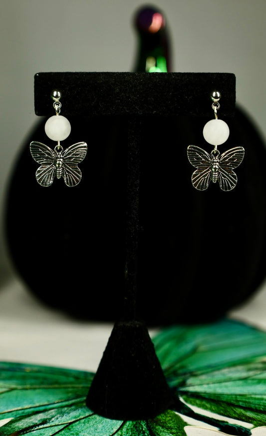 Rose Quartz Butterflies